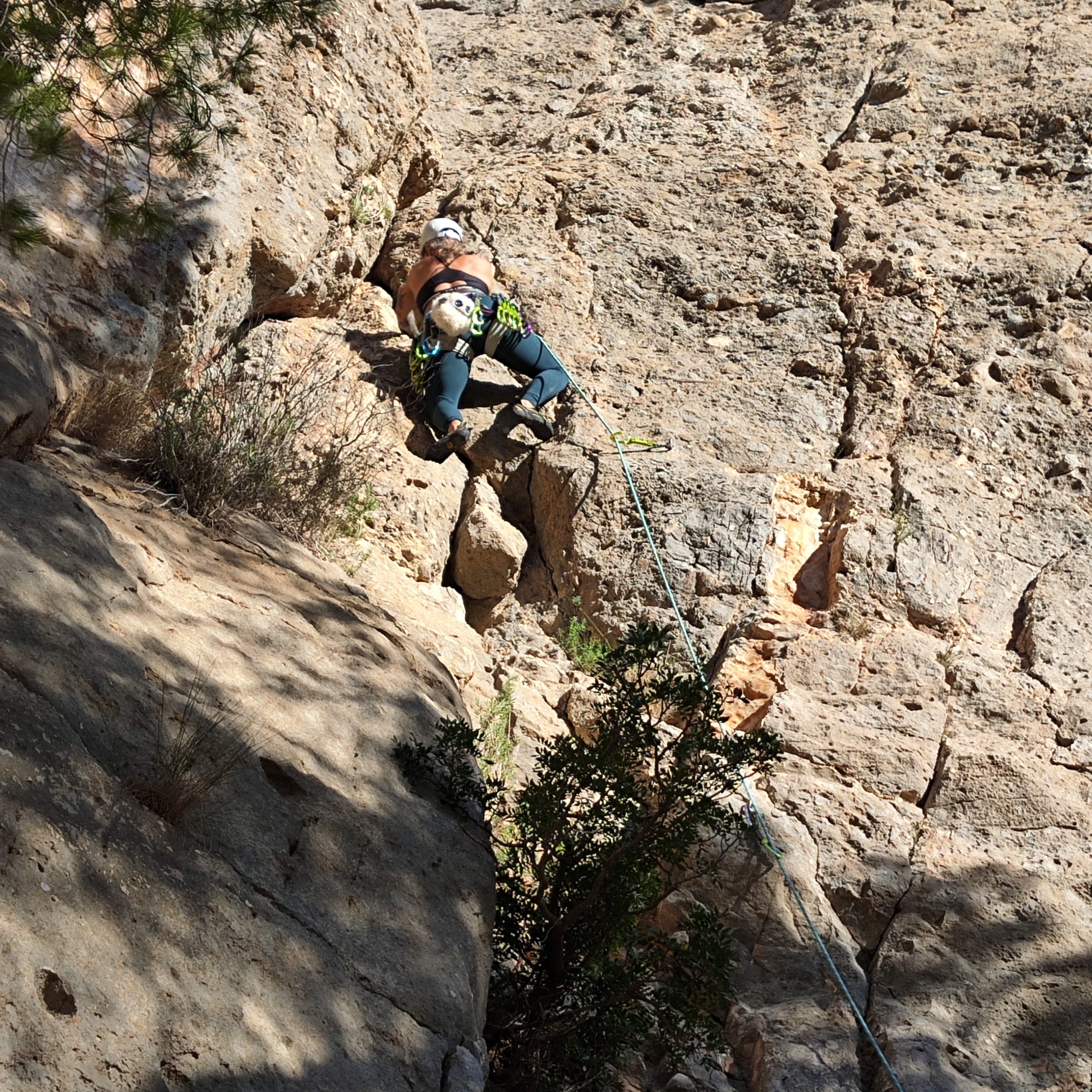 Climbing in Xátiva
