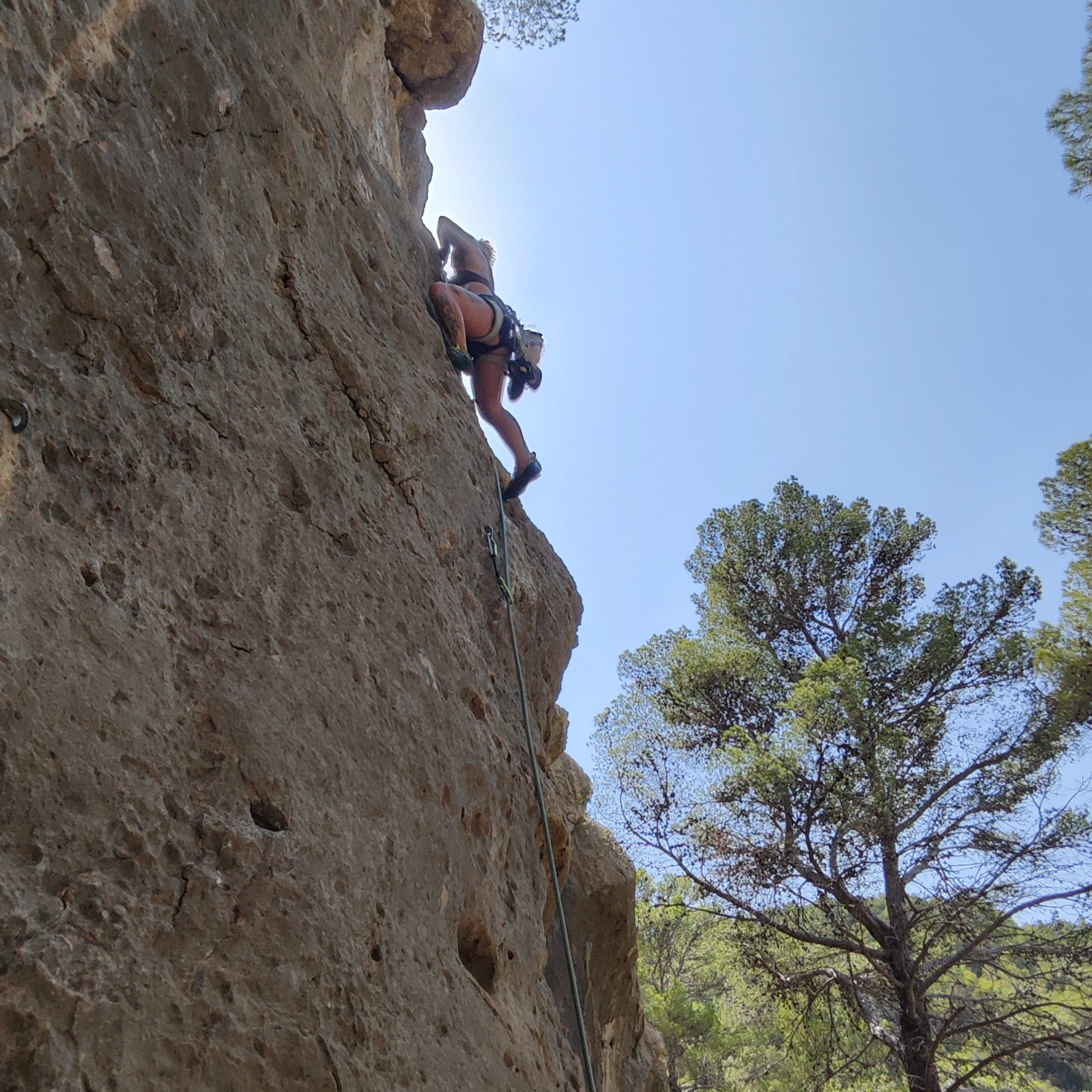 Climbing in Xátiva