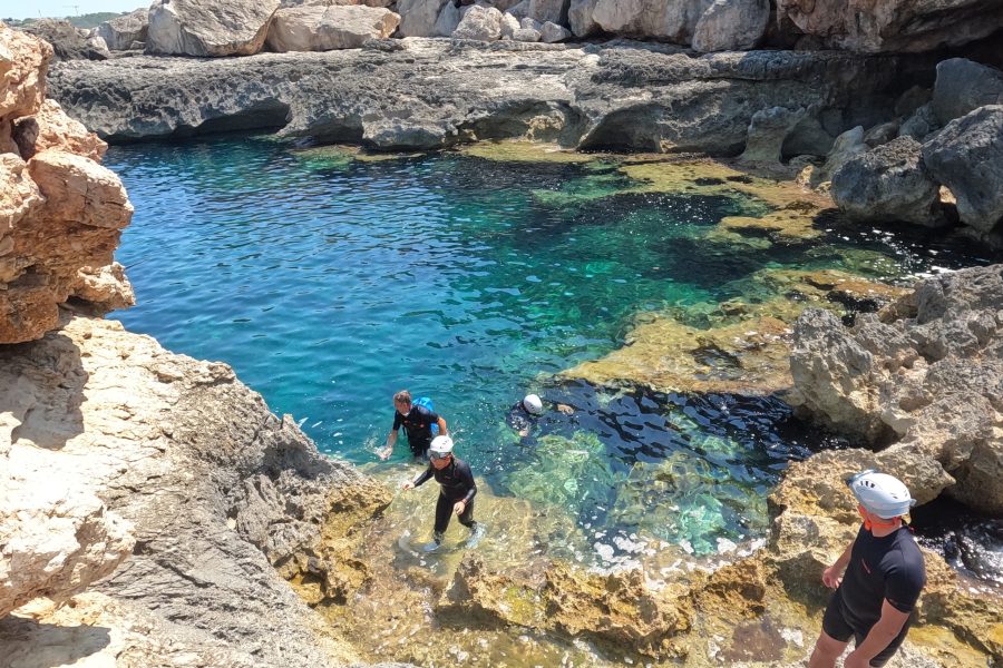 Coasteering Cala Vedella