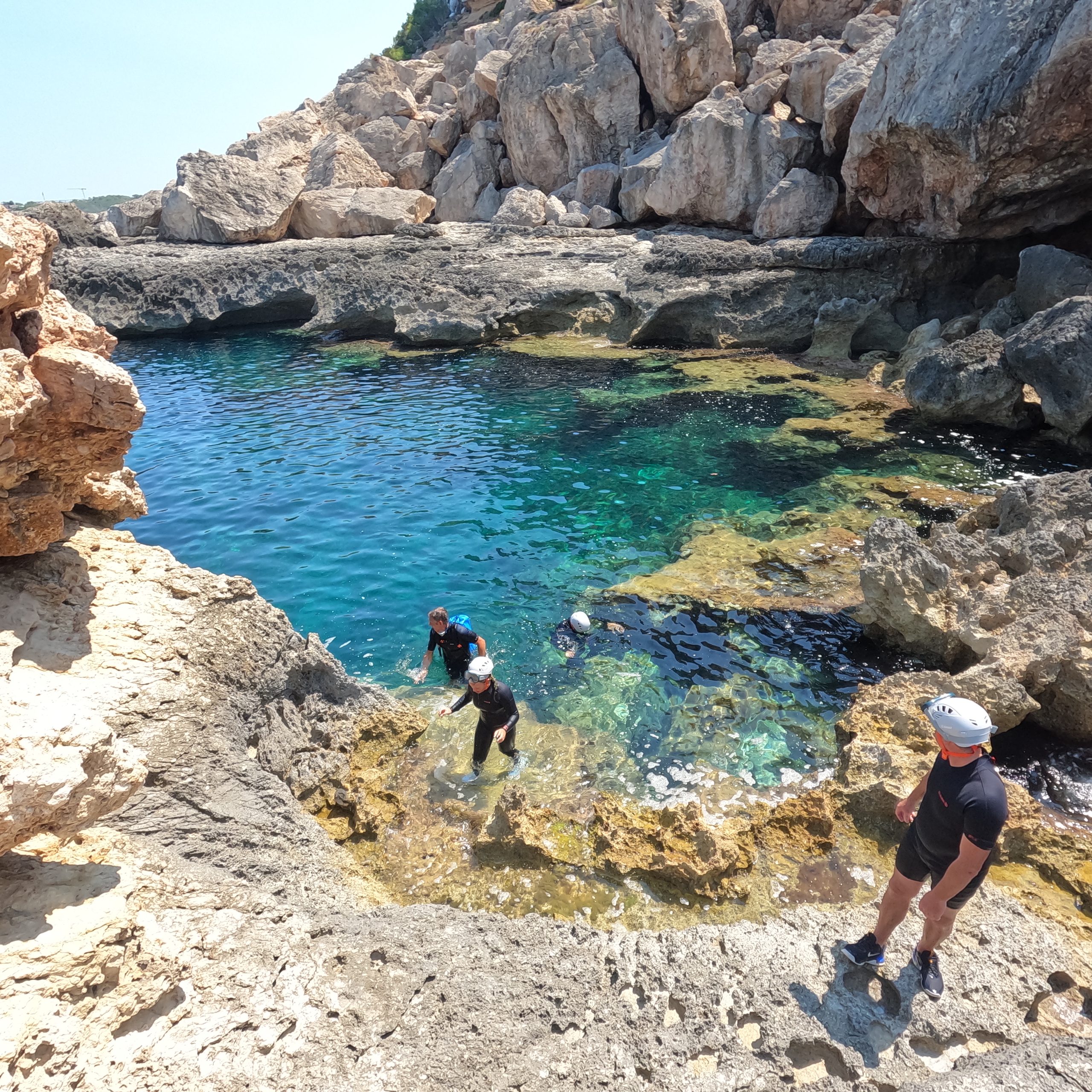 Coasteering Cala Vedella
