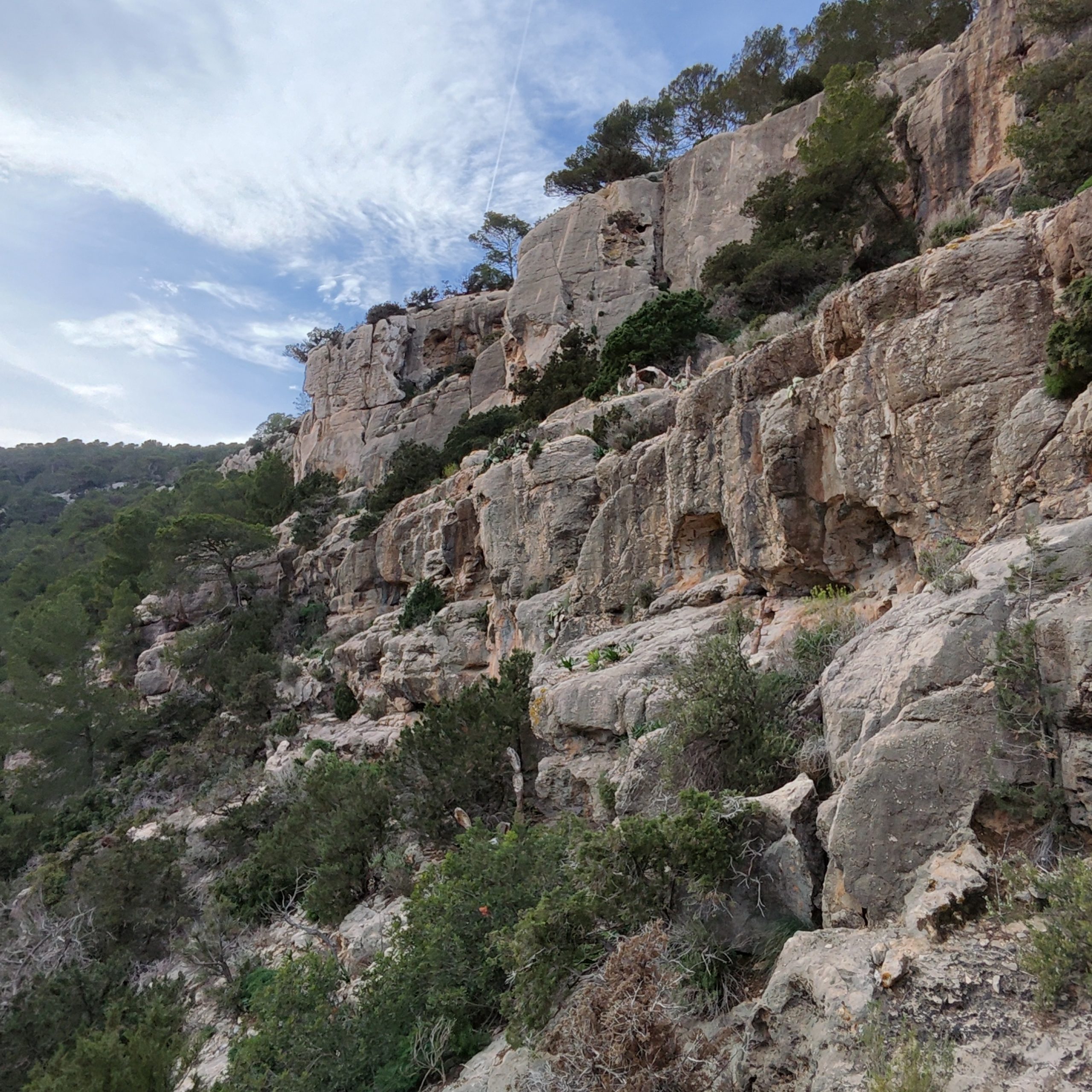 Climbing in Xátiva