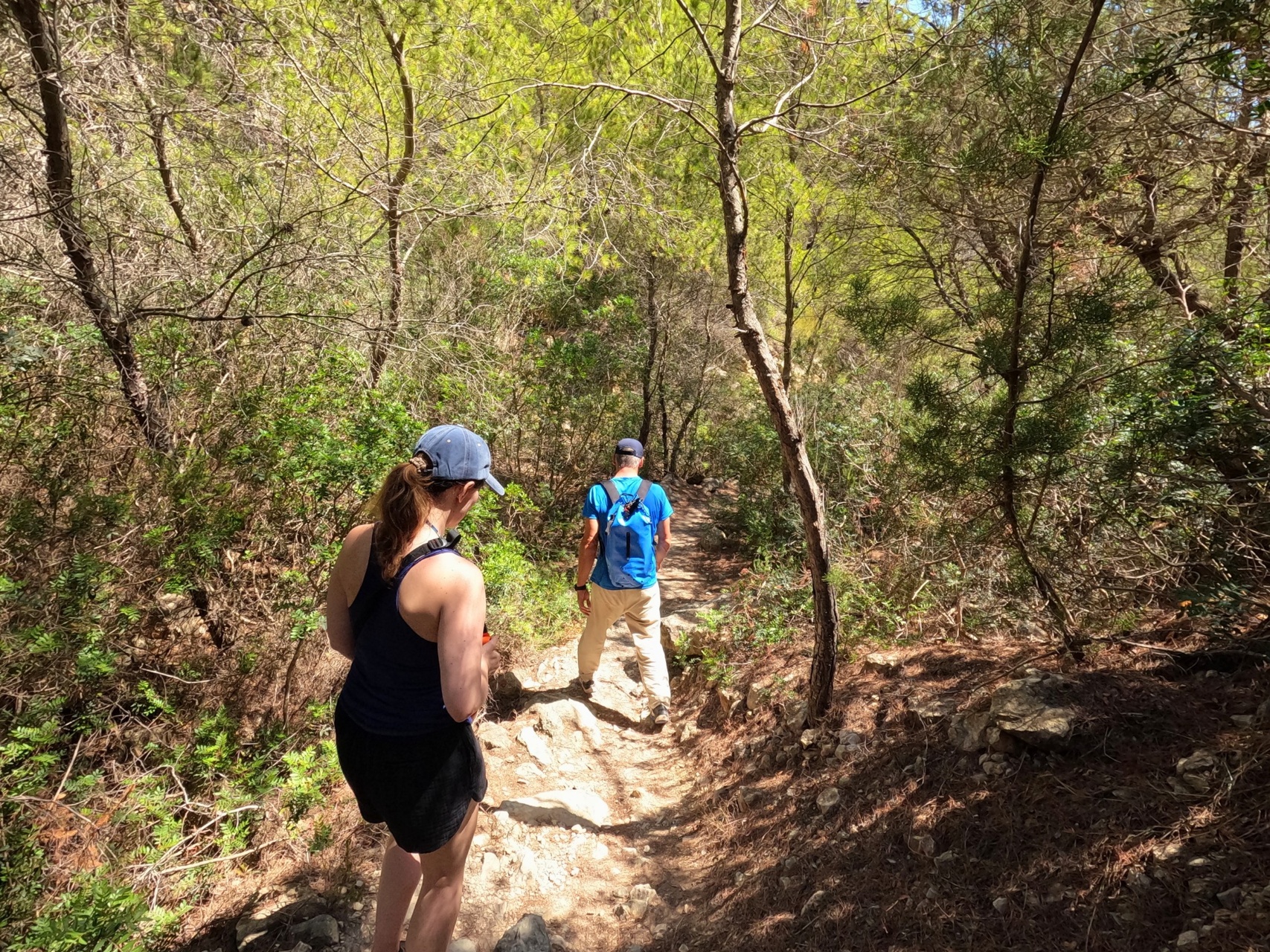 Senderismo en Cala Blanca