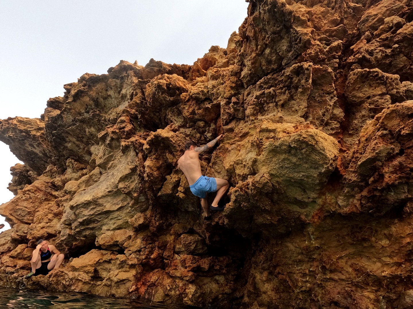 Escalada en Cala Comte