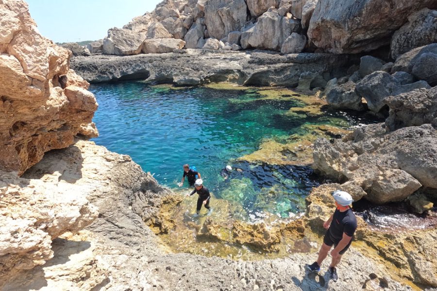Coasteering Cala Vedella