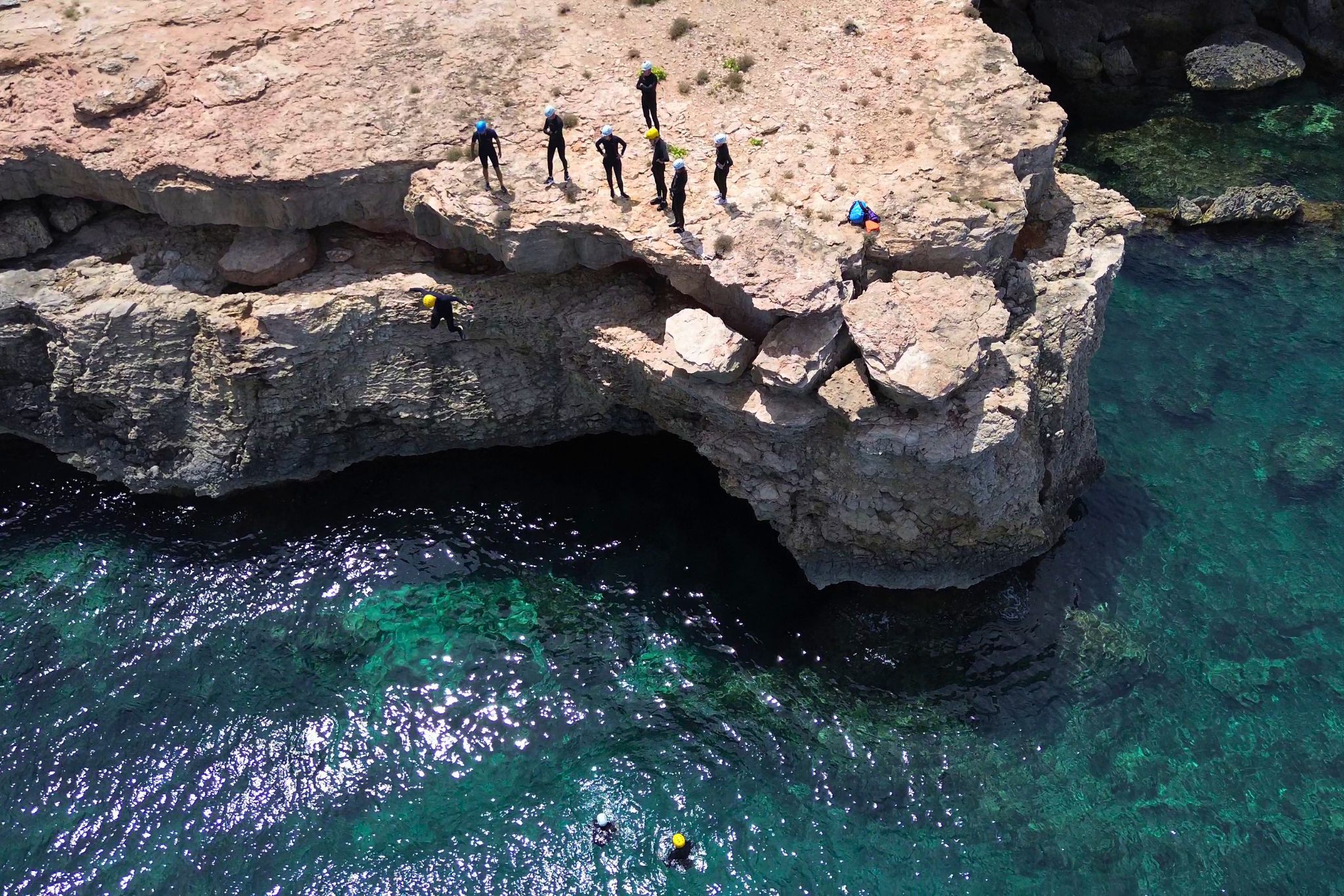 Coasteering Cala Comte