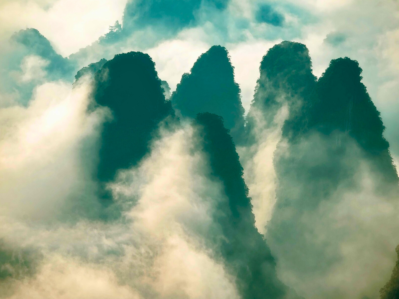 Rock climbing trip in China